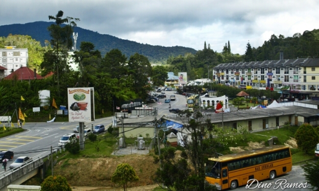 Tanah Rata's main road